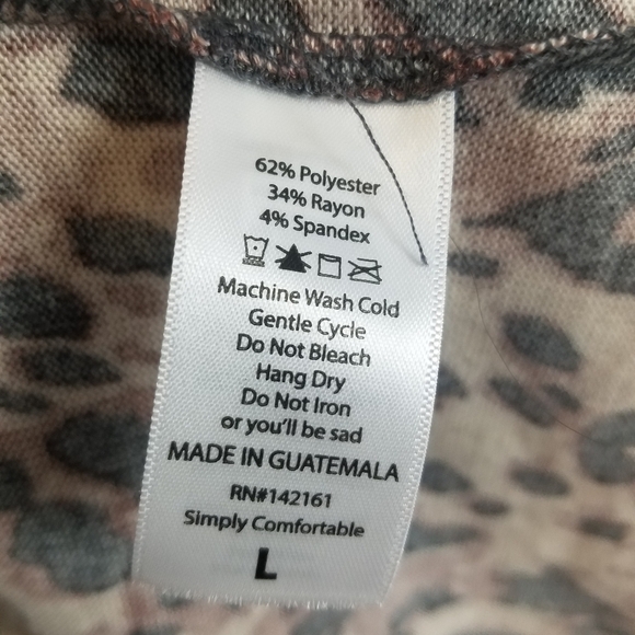 Lularoe animal print long cardigan - Picture 8 of 8